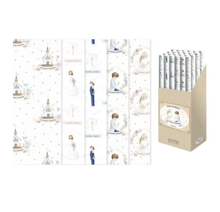 ROLLO PAPEL COMUNION 70x100CM SURTIDOS ARGUVAL 48693