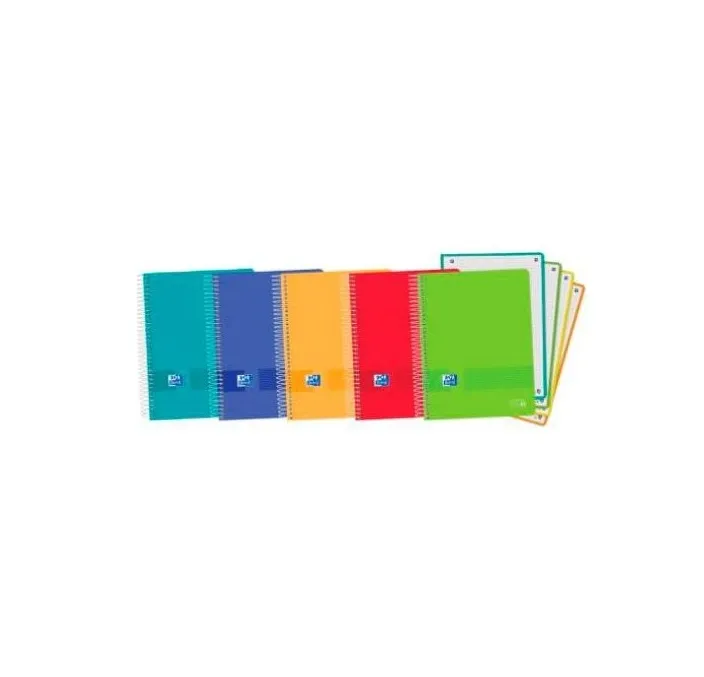 CUADERNO ESPIRAL A5 5X5 120H 90G MICROPERFORADO PP OXFORD 400149424