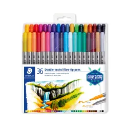 ROTULADOR FIBRA DESIGN JOURNEY DOBLE PUNTA 36U STAEDTLER 3200 TB36