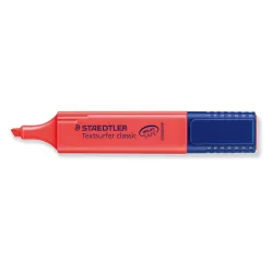 MARCADOR FLUORESCENTE ROJO TEXTSURFER STAEDTLER 364-2