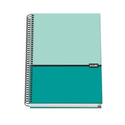 CUADERNO A5 5X5 100H 90GR VERDE DUO DOHE 51502