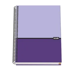 CUADERNO A5 5X5 100H 90GR MORADO DUO DOHE 51503