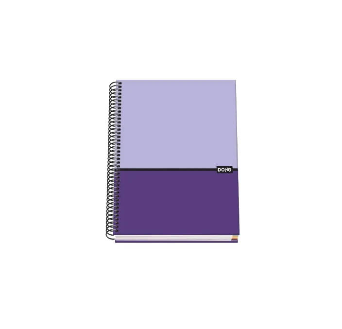 CUADERNO A5 5X5 100H 90GR MORADO DUO DOHE 51503