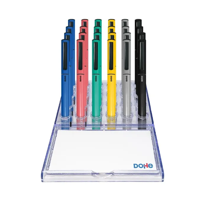 BOLIGRAFO GEL AZUL METALICO ELIPSE COLORES SURTIDOS DOHE