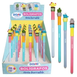 BOLIGRAFO AZUL BORRABLE CACTUS-4 DOHE 51094