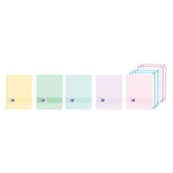 CUADERNO ESPIRAL A4 5X5 120H 90G MICROPER. TDURA PASTEL OXFORD 400196877
