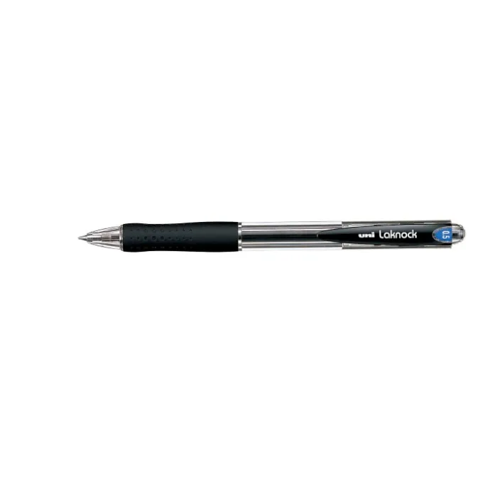 BOLIGRAFO 05 NEGRO RETRACTIL UNI LAKNOCK SN-100-05 UNI BALL