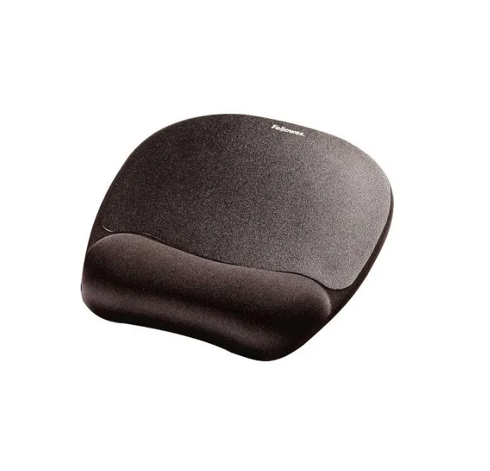 REPOSAMUÑECAS RATON ESPUMA MEMORY FOAM NEGRO FELLOWES 9176501
