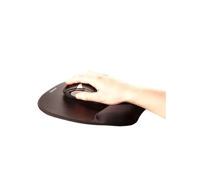 REPOSAMUÑECAS RATON ESPUMA MEMORY FOAM NEGRO FELLOWES 9176501