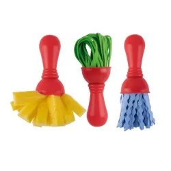 PINCELES MAXI GOMA EVA Y ESPONJA 3U APLI 19414