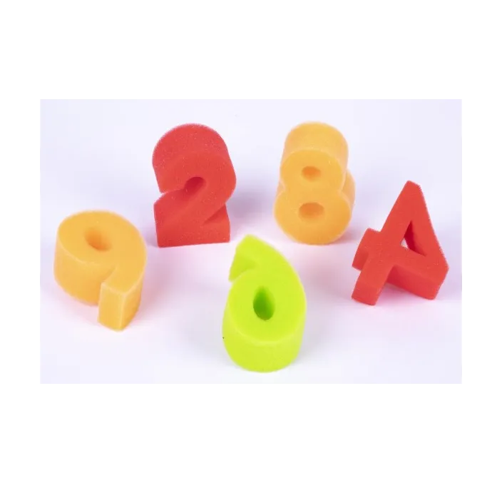 SELLOS DE ESPONJA NUMEROS 10U APLI 17466