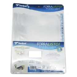 FORRO LIBRO AJUSTABLE 28X52 BLISTER 5U. FORRALISTO SADIPA S1820001