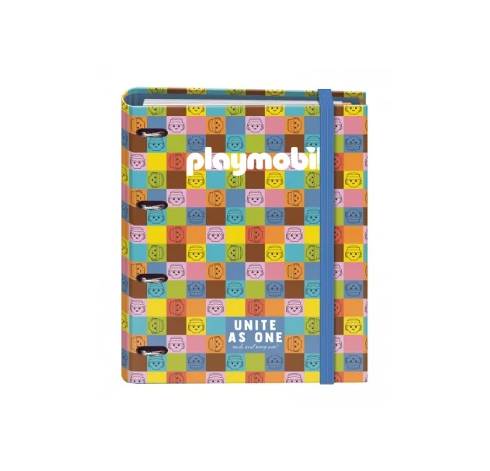 CARPETA 4 ANILLAS 35MM+RECAMBIO PLAYMOBIL DOHE 51801