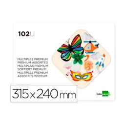 BLOC MANUALIDADES PREMIUM 102H SURTIDOS LIDERPAPEL TM12 50336