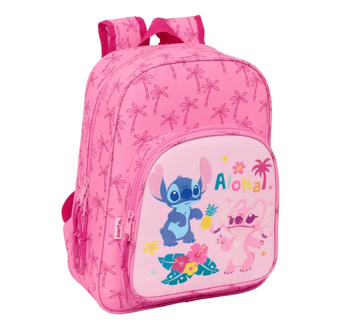 MOCHILA INFANTIL ADAPT.CARRO STITCH "CHILL" SAFTA 612515185