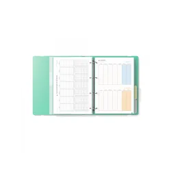 CARPEBLOCK PP FOAM 4ANILLAS C/RECAMBIO 100H 5X5 VERDE JADE CARCHIVO 1247747