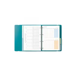 CARPEBLOCK PP FOAM 4ANILLAS C/RECAMBIO 100H 5X5 DEEP GREEN CARCHIVO 1247747