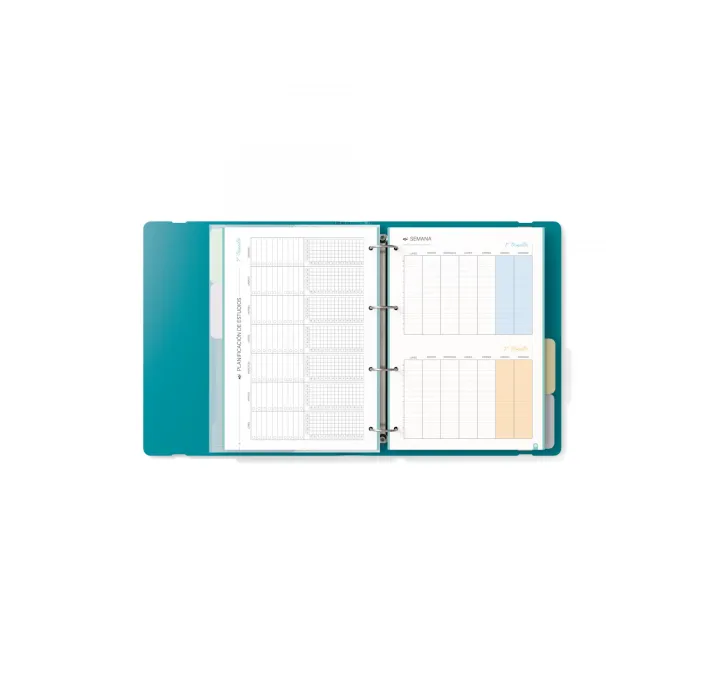 CARPEBLOCK PP FOAM 4ANILLAS C/RECAMBIO 100H 5X5 DEEP GREEN CARCHIVO 1247747