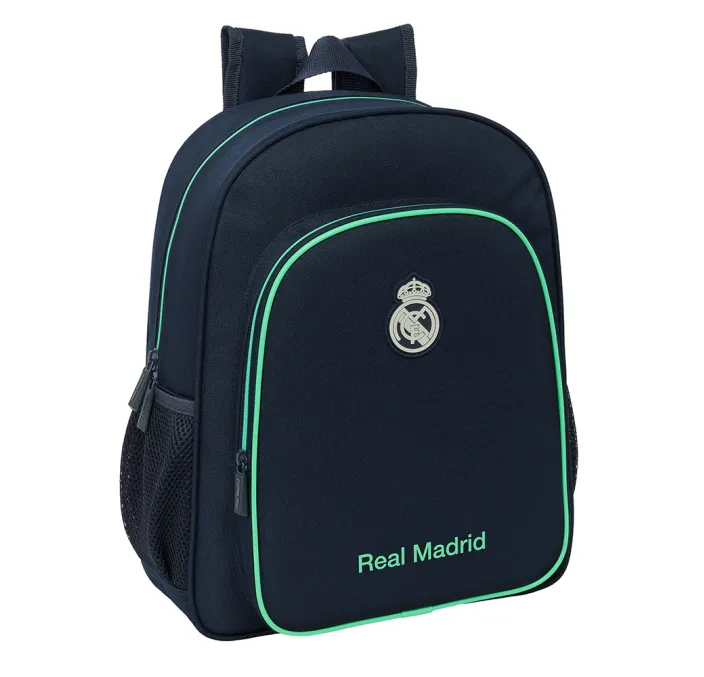 MOCHILA JUNIOR ADAPT.CARRO REAL MADRID 2ª EQUIPACION 25/26 SAFTA 612557640