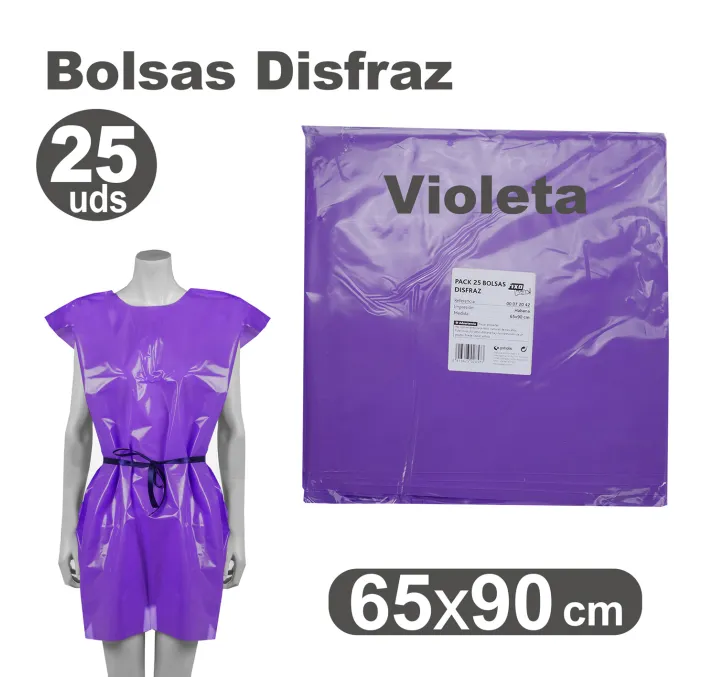 BOLSA BASURA 60X90 VIOLETA GRAFOPLAS 00072035