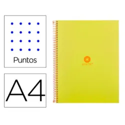 CUADERNO ESPIRAL A4 MICRO ANTARTIK DOTS 80H 90GR LIDERPAPEL SURTIDO 1665..