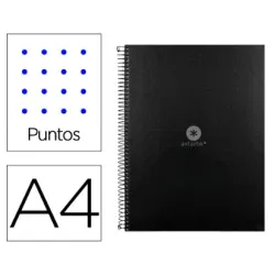 CUADERNO ESPIRAL A4 MICRO ANTARTIK DOTS 80H 90GR LIDERPAPEL SURTIDO 1665..