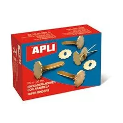 ENCUADERNADOR REDONDOS 18MM 100UDS. APLI 12285