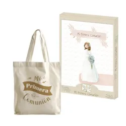 LIBRO COMUNIÓN NIÑA + BOLSA TOTE ARGUVAL 48780