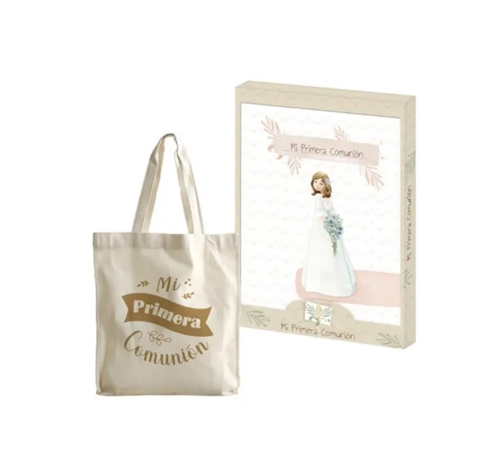 LIBRO COMUNIÓN NIÑA + BOLSA TOTE ARGUVAL 48780