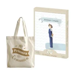 LIBRO COMUNIÓN NIÑO + BOLSA TOTE ARGUVAL 48781