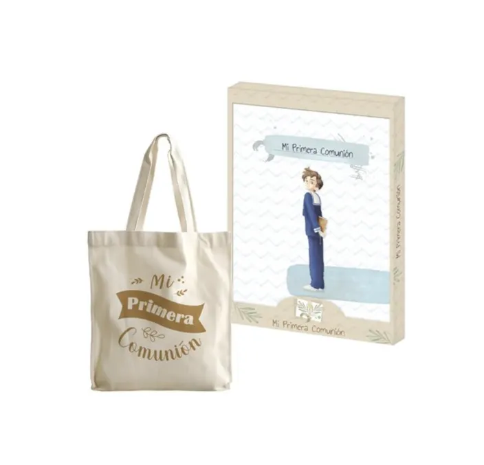 LIBRO COMUNIÓN NIÑO + BOLSA TOTE ARGUVAL 48781