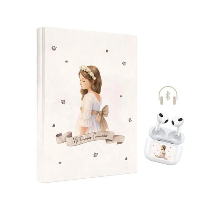 LIBRO COMUNION NIÑA + AURICULARES ARGUVAL 49426