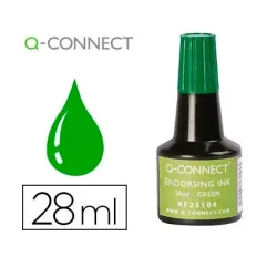 TINTA SELLAR 28ML APLICADOR FRASCO VERDE Q-CONNECT KF25104 150754