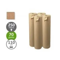 BOBINA KRAFT 1,1x250 MARRON FABRISA 16473
