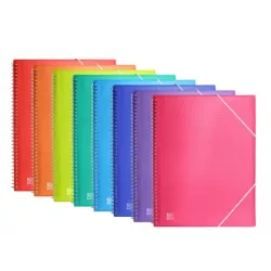 CARPETA 30 FUNDAS ESPIRAL Y GOMAS OXFORD 400147013