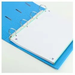 CARPETA CLASIFICADOR 4 ANILLA A4+RECAMBIO EUROPEAN TURQUES OXFORD 400109184