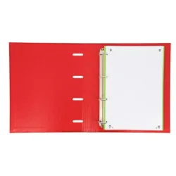 CARPETA CLASIFICADOR 4 ANILLA A4+RECAMBIO EUROPEAN ROJO OXFORD 400109186