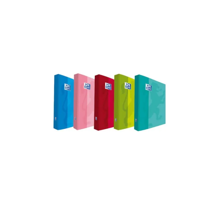 CARPETA 4 ANILLAS 40MM TAPA EXTRADURA A4+ SURTIDO OXFORD 400106672