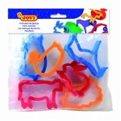 MOLDES ANIMALES DE GRANJA SET 6 UDS JOVI 7G 02925