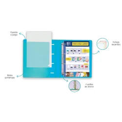 CARPEBLOCK 4 ANILLAS C/RECAMBIO POLIFOAM OXFGRA GRADIENT OXFORD 400205899