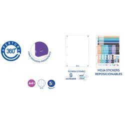 CARPEBLOCK 4 ANILLAS C/RECAMBIO POLIFOAM OXFGRA GRADIENT OXFORD 400205899