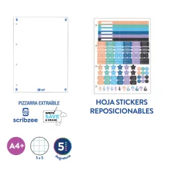 CARPEBLOCK 4 ANILLAS C/RECAMBIO TEXTRA DREAM HOLO OXFORD 400206045