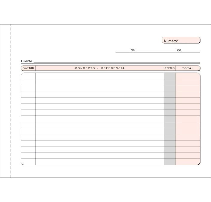 TALONARIO MULTIUSO 4º APAISADO 50H ORIGINAL+COPIA LOAN T-106 421066