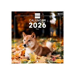 CALENDARIO PARED 2026 18X18 DOGS FINOCAM 781235226