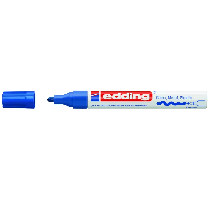 ROTULADOR PERMANENTE 2-4MM AZUL 750 EDDING 750-03