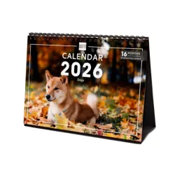 CALENDARIO SOBREMESA ESCRIBIR 2026 DOGS FINOCAM 781245226