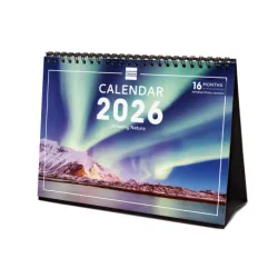 CALENDARIO SOBREMESA ESCRIBIR 2026 NATURE FINOCAM 781245326