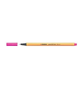 Rotulador 04 punta fibra rosa fluor point 88 stabilo 88/056