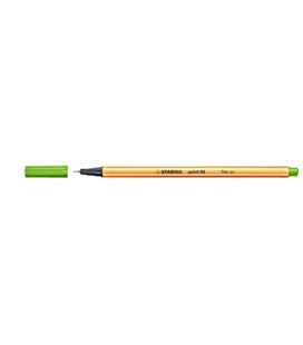 Rotulador 04 punta fibra verde hoja point 88 stabilo 88/43