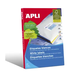 ETIQUETA POLIV. A4 100H 105MMX29MM 2000U C/R/B APLI 01299